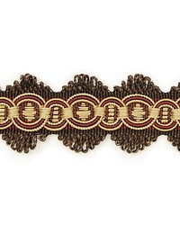 Siecle Candide Braid Ebony Bordeaux by  Scalamandre Trim 