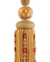 Siecle Single Tassel Tieback Gold by  Scalamandre Trim 