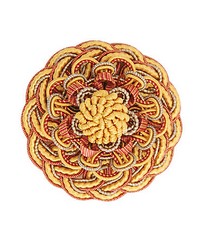 Siecle Rosette Gold by  Scalamandre Trim 