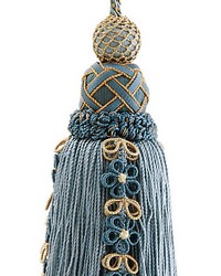 Siecle Key Tassel French Blue by  Scalamandre Trim 