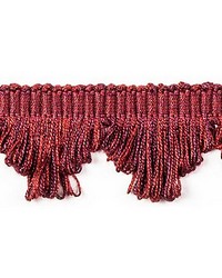 Frange Torse Scalloped Fringe Bourgogne by  Scalamandre Trim 