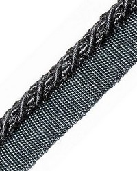 Harmonie Cord With Tape C Anthracite by  Scalamandre Trim 