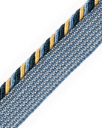 Cord With Tape Beige Et Bleu by  Scalamandre Trim 
