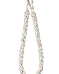 Safari Rope Tieback Ivory by  Scalamandre Trim 