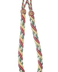 Safari Rope Tieback Rose gold green by  Scalamandre Trim 