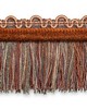 Scalamandre Trim SAFARI FRINGE WITH CHENILLE SLATE/CLAY
