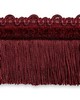 Scalamandre Trim SAFARI FRINGE WITH CHENILLE GARNET