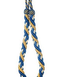 Safari Rope Tieback Royal Blue   Gold by  Scalamandre Trim 