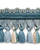 Scalamandre Trim SAFARI TASSEL FRINGE CHENILLE TEAL