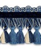 Scalamandre Trim SAFARI TASSEL FRINGE CHENILLE SAPPHIRE