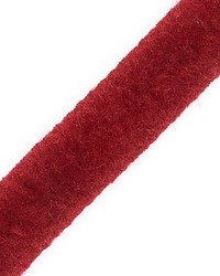 Safari Tweeded Chenille B Red by  Scalamandre Trim 