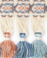 Milady Tassel Fringe Summer Sky cream by  Scalamandre Trim 