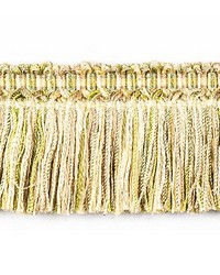 Milady Brush Fringe Jade cream by  Scalamandre Trim 