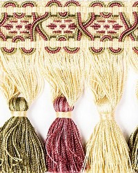 Milady Tassel Fringe Mulberry by  Scalamandre Trim 