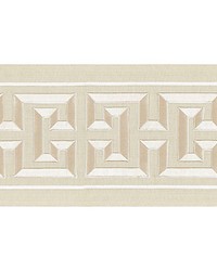 Imperial Embroidered Tape Sand by  Scalamandre Trim 