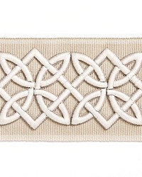 Celtic Embroidered Tape Linen by   