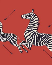 Zebras Vinyl Masai Red by   