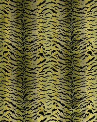 Tigre Silk Greens Black by   