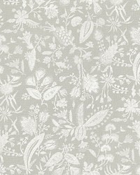 Tulia Linen Print French Grey by   