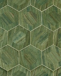 Hexad Verdant by  Scalamandre Wallcoverings 