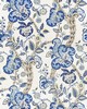 Scalamandre Wallcoverings CUMBRIA WALLCOVERING CHINA BLUE ON IVORY