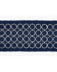 Seville Embroidered Tape Indigo by  Scalamandre Trim 