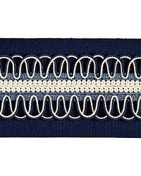 Colette Braided Tape Navy by  Scalamandre Trim 