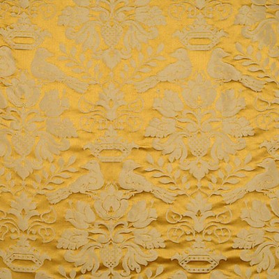 Scalamandre Love Bird Gold SC 00061098MM Gold Multipurpose SILK SILK Silk Damask  Luxury Silk  Fabric