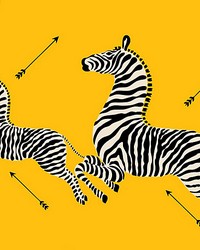 Zebras Vinyl Yellow by   