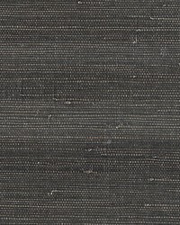 Textured Sisal Anthracite by  Scalamandre Wallcoverings 