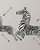 Scalamandre Wallcoverings ZEBRAS - VINYL SILVER