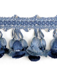 Newport Tassel Fringe Med Blue Dk Blue  Grey by  Scalamandre Trim 