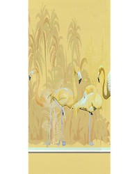 Palm Springs Dyptich Golden  Left Panel by   