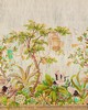 Scalamandre Wallcoverings SUMMER PALACE MURAL - SET MELON & MEADOW