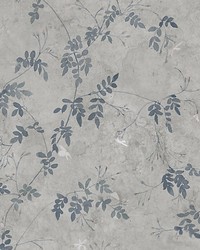 Irene Indigo Blue by  Scalamandre Wallcoverings 