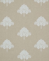 7875 Marigold Tree Embroidery 2 Flax by   