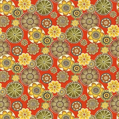 Kasmir Adelaide Persimmon in 1434 Orange Upholstery Cotton  Blend Fire Rated Fabric