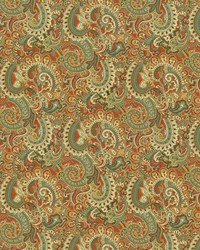 Anjou Paisley Ming Red by   