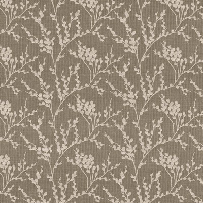 Kasmir Creekmore Smoke in 5111 Grey Upholstery Polyester  Blend Vine and Flower   Fabric