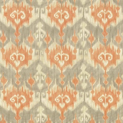 Kasmir Escante Orange in 5063 Orange Upholstery Cotton  Blend Ethnic and Global   Fabric