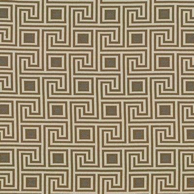 Kasmir Greek Key Coin in 1424 Gold Upholstery Polyester  Blend Fire Rated Fabric