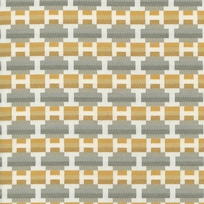 Kasmir Ixtapa Sunstone in 5066 Yellow Upholstery Polyester  Blend Fire Rated Fabric Ethnic and Global   Fabric