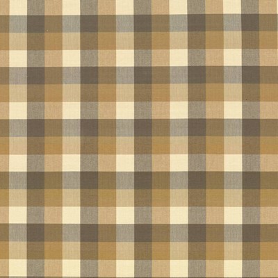 Kasmir Squire Check Sandstone in 5066 Beige Upholstery Cotton  Blend Fire Rated Fabric Plaid and Tartan  Fabric