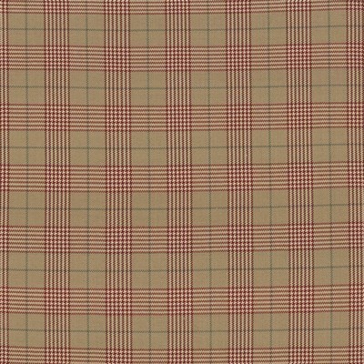 Kasmir Tuckerton Spice in 1434 Orange Upholstery Cotton  Blend Fire Rated Fabric Plaid and Tartan  Fabric