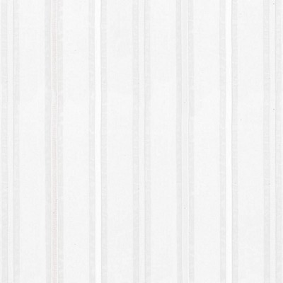 Kasmir Venturi Stripe Winter White in SHEER SIMPLICITY White Polyester  Blend Fire Rated Fabric NFPA 701 Flame Retardant   Fabric