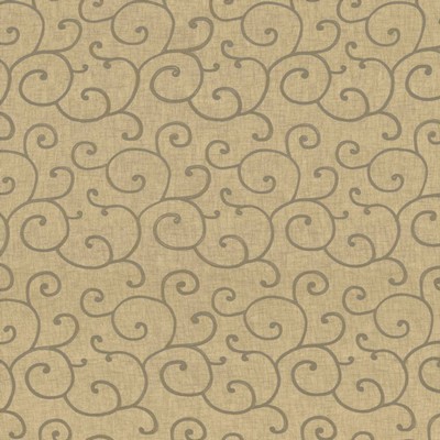 Kasmir Whirl Away Grey in IMPRESSIONS Grey Polyester  Blend Crewel and Embroidered  Scroll   Fabric