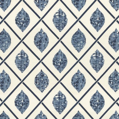 Kasmir Collage Blue in 1463 Blue Cotton
15%  Blend Fire Rated Fabric Contemporary Diamond  Medium Duty CA 117  Leaves and Trees   Fabric