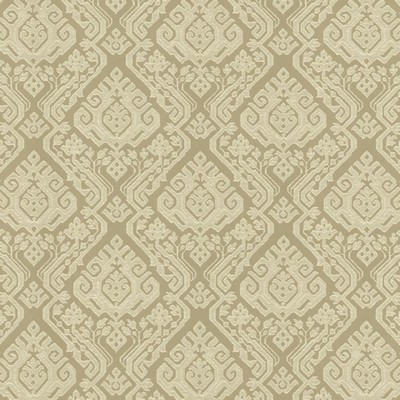 Kasmir Composition Stone in 5153 Grey Cotton  Blend Fire Rated Fabric Classic Damask  Heavy Duty CA 117  Ethnic and Global   Fabric