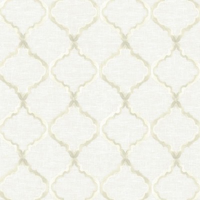 Kasmir Negroni Snowflake in 5122 White Polyester  Blend Fire Rated Fabric