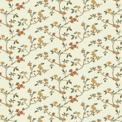 Kasmir Shyla Garden in 5156 Cotton  Blend Fire Rated Fabric Crewel and Embroidered  Heavy Duty CA 117  NFPA 260  Vine and Flower  Scroll   Fabric